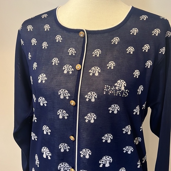Clearance  $$ Made in Korea Vintage Mushroom lightweight cardigan amazing - Picture 9 of 16